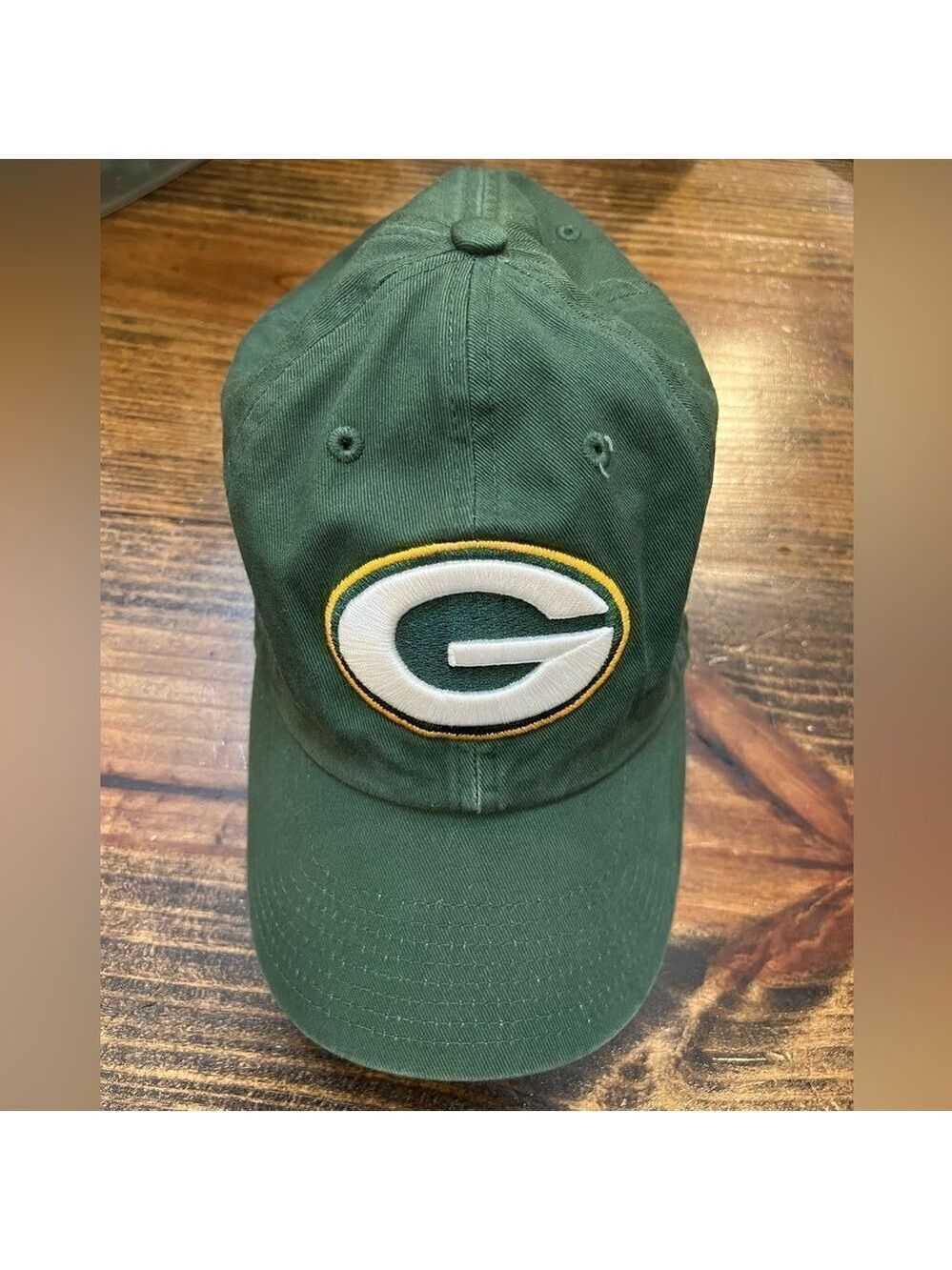 47 Green Bay Packers Green Logo Clean Up Adjustable Hat